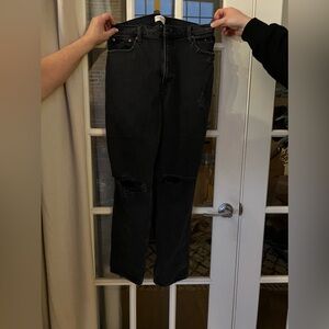 Abercrombie curve love straight leg jeans size 12